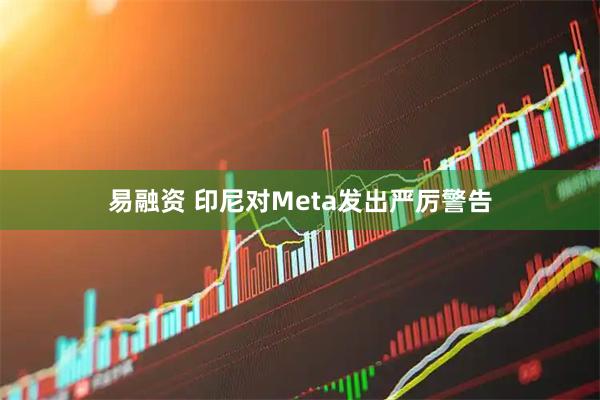 易融资 印尼对Meta发出严厉警告